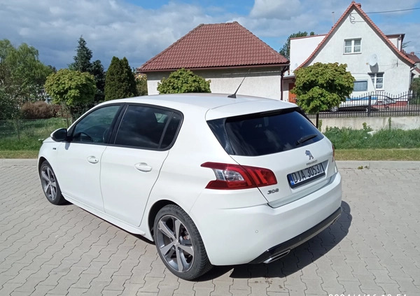 Peugeot 308 cena 39900 przebieg: 42252, rok produkcji 2017 z Jawor małe 232